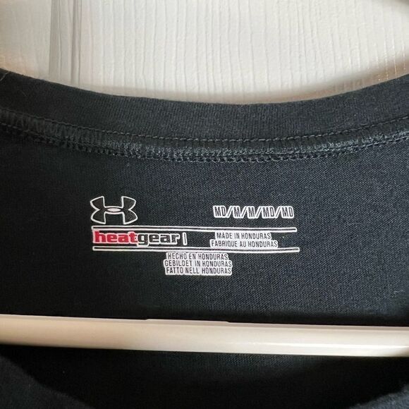 Underarmour Heatgear Black Shirt Size M - Picture 4 of 4